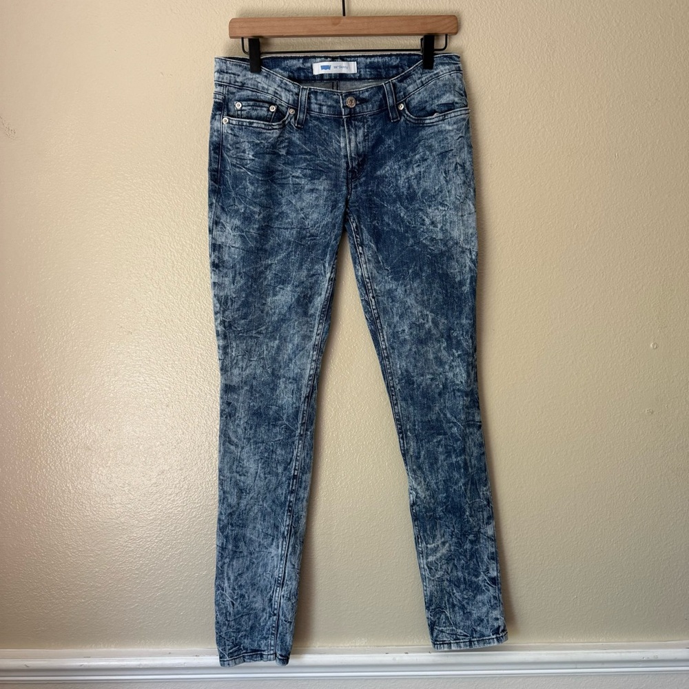 ❇️Levi's Women's Acid-Wash Denim Skinny Jeans 2 for $22❇️